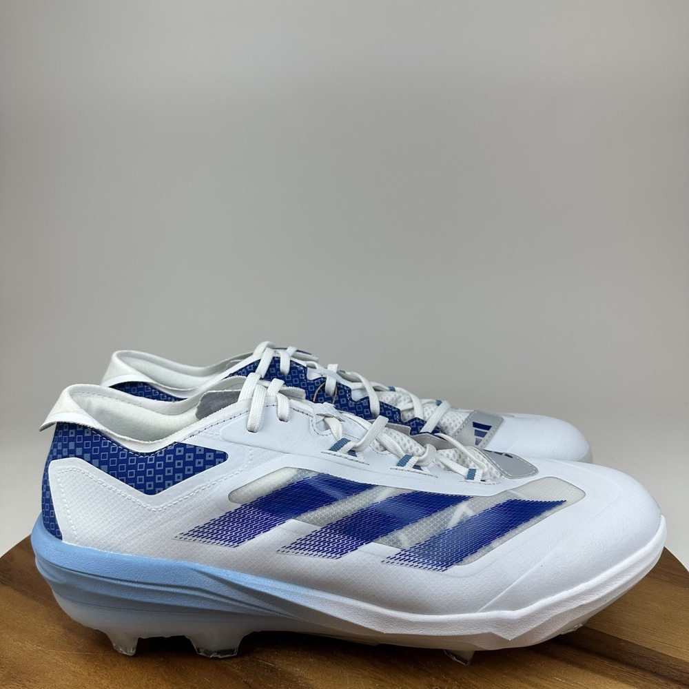 New NWT Mens Adidas Adizero Impact TPU WP SP White Baseball Cleats Size 15 D